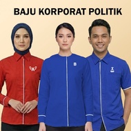 Anyson Wear Baju Korporat Lelaki & Perempuan BN Lengan Panjang / Pendek Plus Size S - 5XL