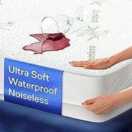 Niagara Sleep Solution Waterproof Bamboo Mattress Protector Full 54x75 Non Noisy Cooling Breathable 