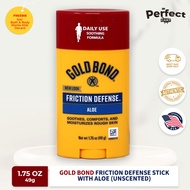 Gold Bond Friction Defense Stick with Aloe Unscented - 1.75 oz