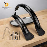 Dynwave City Bike Mudguard Engineering Plastic Full Set Bicycle Mud Cover Rear and Front Fenders for