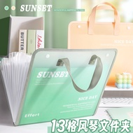 Organizer Fail RZB6 A4 Beg Organizer Pelajar Sekolah Menengah Alat Penyusun Kertas Ujian Beg Fail Ak