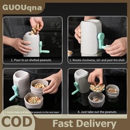 GUOUqna Hand Crank Peanut Sheller Automatic Peanut Sheller Peanut Peeler Efficient Peanut De-Shellin