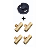 Violin Accessories Cello Wolf Sound Eliminator Mute, Cello Wolf Sound Device+Mute Device Set 9FXW
