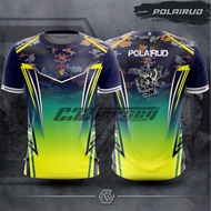 Indonesian Air Force printed sublimation technology jersey T-shirt Bandung style