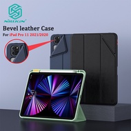 Nillkin First พับหูสำหรับขาตั้งไอพาตเคสสำหรับไอแพด Pro 11 2020 / iPad Pro 11 2021เคสไอแพด Auto-Wake/