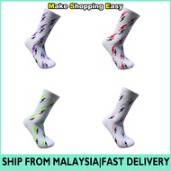MSE Thunder Bolt Colour Logo Cotton Socks Stokin Unisex Stokin Hipster Logo Kilat Stokin