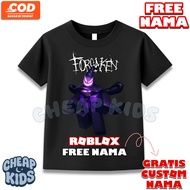 Forsaken Azure Roblox Kids T-Shirt Free Name Roblox Azure Forsaken Kids T-Shirt/