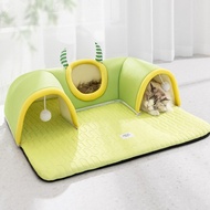 New Summer Breathable Pet Nest Cat Tunnel Cat Nest Dog Nest Summer Cat Pad Tunnel Drilling Toy
