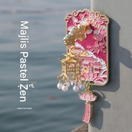 【CrystalMagnetics paling berkualitic】Sticker Magnet Kuil Hangzhou Untuk Hadiah