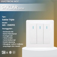 Morgen MG-80113 Triple Switch White