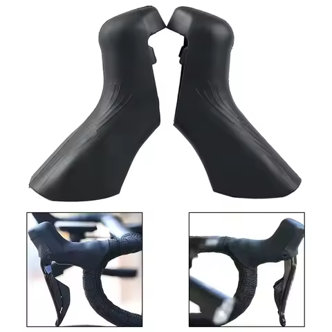 Road Bike Shift Brake Lever Hoods Cover For 105 Di2 St-R7170 Silica Gel Shift Gear Sleeve Bicycle Ac
