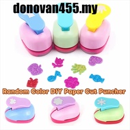 DONOVAN Flower Furador, Random Color 7*6*4cm DIY Paper Cut Puncher, Punches Maker Labor Saving Creat