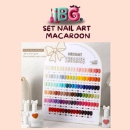 Macaroon nail art set macaroons nail art set Macaroon nail set Complete nail art gel set Nail art ge
