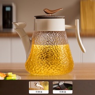 800ml Glass Oil Pot for Kitchen and Household Use Large Capacity Automatic Opening and Closing Oil B