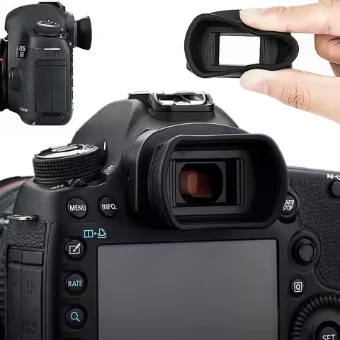 Silicone Camera Viewfinder Eyepiece Eyecup For Canon EOS 5DM4 5DM3 5DS 5DSR 7DM2 7D EOS 1D Mark IV R