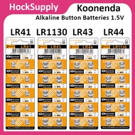 Koonenda LR41 LR43 LR44 LR1130 Alkaline Button Battery 1.5V