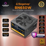 SEGOTEP BN650W (650W 80PLUS BRONZE PSU Flat Cable Non Modular)