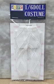 AZONE 1/6 CUSTOM WHITE COLOUR NET SHOCKING 1/6 27CM ACTION DOLL 日本市販一般 1/6 27CM娃用 白色透明網袜褲 AZONE OBIT