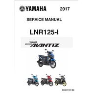 Yamaha Ego Avantiz 125 FI LNR125-I 2017 - 2023 Workshop Repair Service Manual ( Indonesian Language 