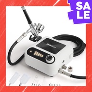 Direct From Japan Airbrush Mini Compressor Set 41PSI 2 air outlets 2 handpieces can be connected sim