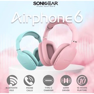 SG Ready Stock SonicGear AirPhone 6 Wireless Bluetooth Headphones With Mic