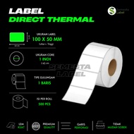 DT 100 X 50 - 1" @500 - 1Line CORE 1 INCH 100X50MM 100 X 50 MM 10X5 CM 10 X 5 CM BARCODE LABEL THERM