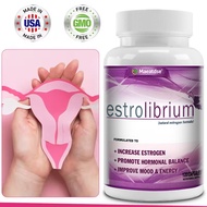 Estrolibrium Natural Herbal Estrogen Support Hormone Balance Boost Estrogen Improve Mood Energy Wome