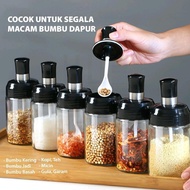 Multipurpose kitchen spice bottle, spice bottle, spoon, sprinkled spice bottle, pepper bottle, salt 