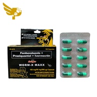 B-MEG Integra Worm-X Maxx Tablet - sold per 10 tablets - BMEG Worm X Maxx - For Animal Use - plt - p