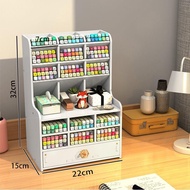 IBS Wooden Stationary Storage Rack Pen Holder Box Rak Alat Tulis Rak Pen Rak Office Rak Sekolah