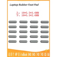 18 * 5.5 * 2.6/3.6MM Replacement Bottom Base Cover Rubber Foot Feet FOR HP 840 G5 740 830 845G5 G6