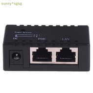 Sun * Sggsg Passive PoE Injector For IP Camera VoIP netwrok AP New 12V - 48V Device