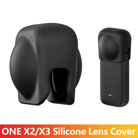 X3/ONE X2 Silicone Lens Cover Anti-scratch Dust Scratch Protective Lens Cap for insta 360 X3 ONE X2 