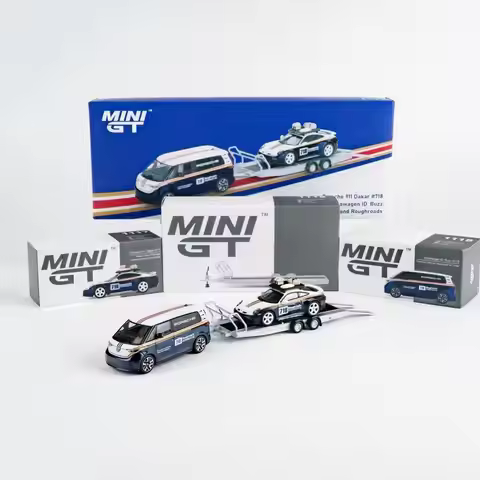 Mini Gt 1115 1117 1:64 Porsche 911 Dakar Volkswagen Set Diecast Model