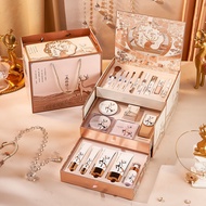 ชุดเครื่องสำอาง JOJO DIARY พร้อมลิปสติก ชุดแต่งหน้าที่มีคุณภาพสูง แบรนด์ดัง ของขวัญสำหรับผู้หญิง กล่