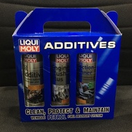 3in1 Liqui Moly Additives oil 3 in 1 (Petrol) 300ml/bottle Engine flush , injection Cleaner, Oil Add