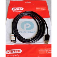 UNITEK standard 3m/5m USB 2.0 extension cable - Genuine product - Unitek Y-C417 cable (price per wir