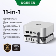 UGREEN Mac mini M4 Dock and Stand DP Hub for Mac mini M4 and M4 Pro 2024 with M.2 NVMe SSD Enclosure