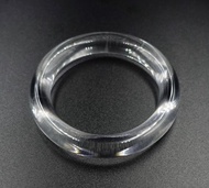 寶麗金珠寶-天然白水晶圓骨手鐲