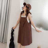 OB Strictly Selected Pure Cotton Style Large Pocket Loose Sling Dress < DA10780 >