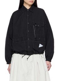 AND WANDER CRINKLED SHIRT JACKET