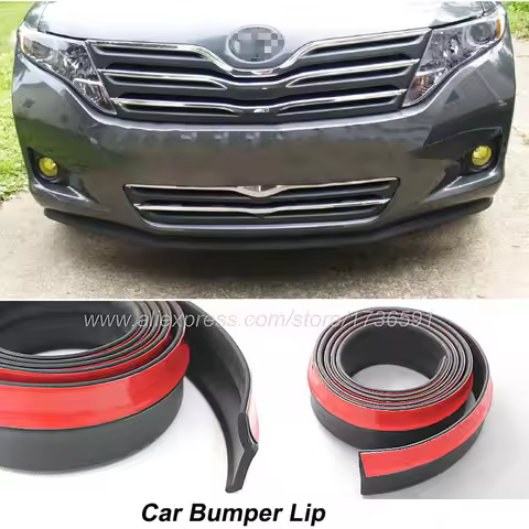 Car Front Lip Side Skirt Body Kit Trim Front Bumper Lip For Toyota EZ Corlla Prius YARiS RAV4 VIOS C