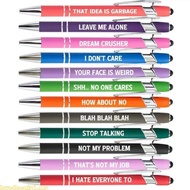 Love Funny Pens Fun Pen Funny and Inspirational Copywriting Pen Set Black Touchmonitor Ballpoint Pen