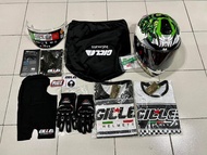 GILLE x DC limited edition dualvisor fullface helmet