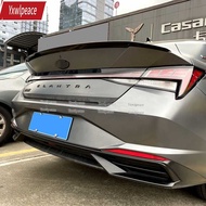 Para kay Hyundai Elantra Avante CN7 2020 2021 2022 High Quality ABS Glossy Black Carbin Fiber Look