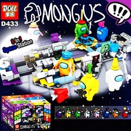 Lego AMONG US 8 in 1 Space Station Building Blocks Minifigures D433 Kids Toys Gift Lego AMONG US