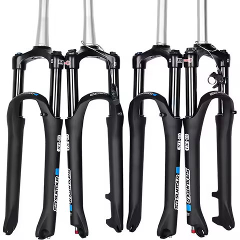 SUNTOUR X1 Bicycle Aluminum Alloy Lockable Front Fork 27.5 29 Inch Mountain Bike Air Shock Absorber 