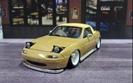 自改1990 Mazda Mx-5 玩具車模型車仔車模合金車diecast