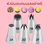 Premium Stainless Steel Cake Nozzle Set 2A 6B 1M 2D 2F