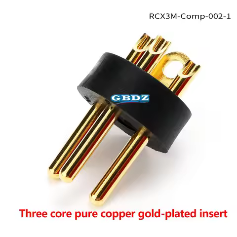 2-100Pcs REAN 3-Core XLR RCX3M-Comp-002-1 High End Pure Copper Gold-Plated Plug-In 3 Pin XLR Microph